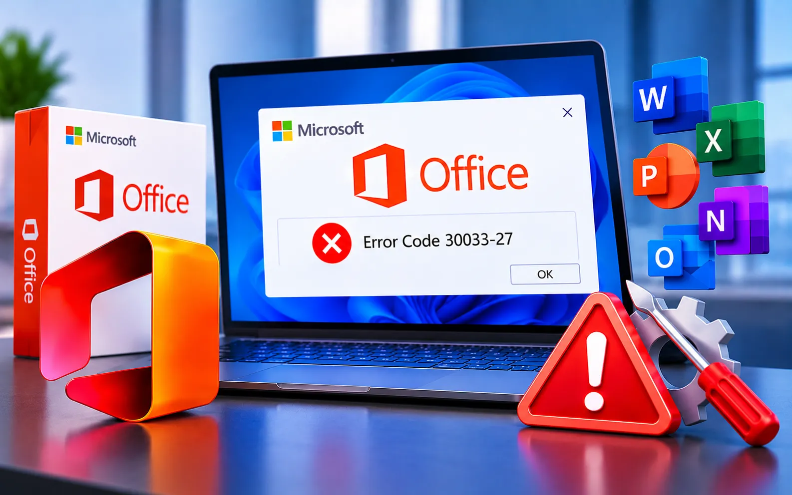 Microsoft Office Error Code 30033-27 fix